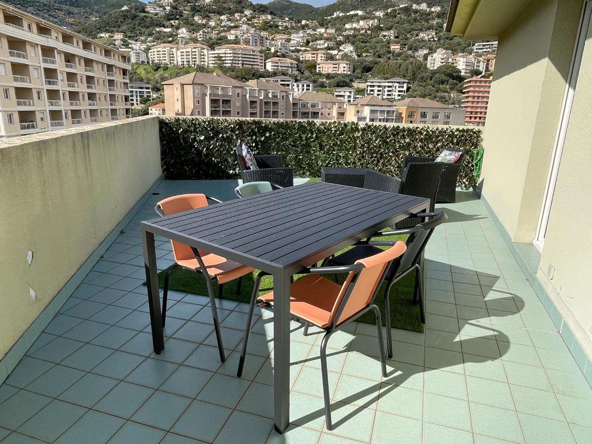 Grand T2 Proche Centre Ville, Vue Mer Et Montagne Bastia  Zewnętrze zdjęcie
